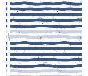 Bio Jersey Lillestoff - Whale Stripes